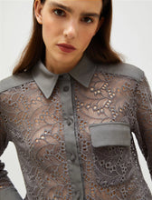 Load image into Gallery viewer, 3951015102002-marella-women-s-cropped-lace-top-ciop-slate-grey-1