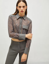 Load image into Gallery viewer, 3951015102002-marella-women-s-cropped-lace-top-ciop-slate-grey-1