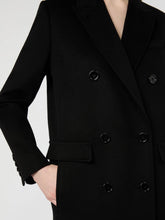 Load image into Gallery viewer, 6016016206013-maxmara-studio-womens-msteffige-double-breasted-wool-coat-black
