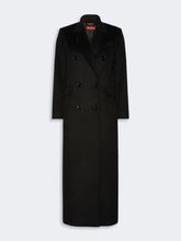 Load image into Gallery viewer, 6016016206013-maxmara-studio-womens-msteffige-double-breasted-wool-coat-black