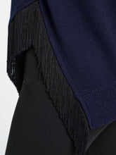Load image into Gallery viewer, Dorothee-Schumacher-Fringe-Statement-Pullover