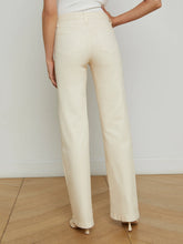 Load image into Gallery viewer, L-Agence-Womens-Clayton-Coated-Wide-Leg-Jean-French-Vanilla-Coated-2790PDDC-FRVC