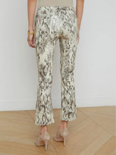 Load image into Gallery viewer, L-agence-Tati-Coated-Micro-Boot-Jean-snake-skin