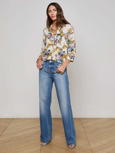 Load image into Gallery viewer, L_AGENCE_40405BAR_CAMILLE_VINTAGE_WHTSML_FLORAL_BAROQUE