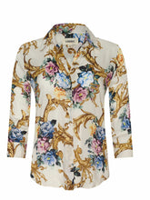 Load image into Gallery viewer, L_AGENCE_40405BAR_CAMILLE_VINTAGE_WHTSML_FLORAL_BAROQUE