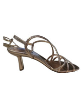 Load image into Gallery viewer, Parallele-Pilar-Gold-Metallic-Leather-Sandals-3
