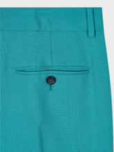 Load image into Gallery viewer, Paul-SMith-Women-s-Peacock-Blue-Wool-Hopsack-Slim-FitTrousers-W2R-N264-N31053-37_20-1