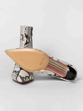 Load image into Gallery viewer, Paul -Smith-Cream-Snake-Print-sarita-Boots