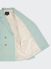 Load image into Gallery viewer, Paul-Smith-Pale-Green-Wool-HopsackBlazer-W2R-246J-M31053-33-4