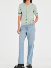 Load image into Gallery viewer, Paul-Smith-Wide-Leg-Jeans-With-Frayed-Hem