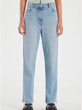 Load image into Gallery viewer, Paul-Smith-Wide-Leg-Jeans-With-Frayed-Hem