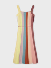 Load image into Gallery viewer, Paul Smith Women's Multicolour Knitted Cotton Stripe Dress