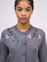 Load image into Gallery viewer, Paul-and-Joe-Women_s-MAUPASSANT-Embroidered-Merino-Short-Cardigan