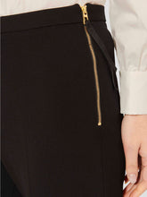 Load image into Gallery viewer, Tara-Jarmon-Peyton-Black-Double-Canvas-Trousers