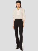 Load image into Gallery viewer, Tara-Jarmon-Peyton-Black-Double-Canvas-Trousers