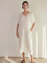 Load image into Gallery viewer, Velvet-by-Graham-Spencer-Women-s-Montana-Linen-Dress-in-Beach