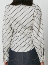 Load image into Gallery viewer, Vivienne-Westwood-Classic-Drunken-Sage-Green-Stripe-Shirt
