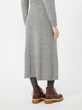 Load image into Gallery viewer, WE5306016206001-a-weekend-by-maxmara-wkdborgia-womens-flared-skirt-in-wool-blend-tweed-medium-grey