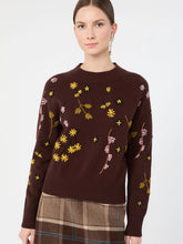 Load image into Gallery viewer, WE5366126206001-a-weekend-by-maxmara-wkdrafia-embroidered-wool-sweater-dark-brown