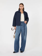 Load image into Gallery viewer, WE5486026106005-weekend-by-maxmara-womens-wkdfalena-reversible-water-repellent-taffeta-padded-jacket-navy