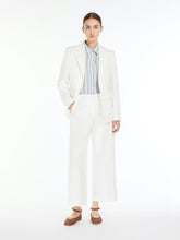 Load image into Gallery viewer, Weekend-by-Max-Mara-Zircone-Cotton-and-Linen-Canvas-Trousers-2
