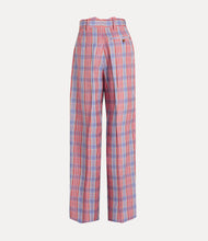 Load image into Gallery viewer, Vivienne Westwood Lauren Trouser in Blue and Red Check