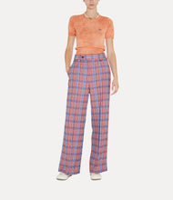 Load image into Gallery viewer, Vivienne Westwood Lauren Trouser in Blue and Red Check