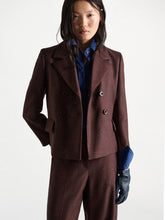 Load image into Gallery viewer, dorothee-schumacher-womens-casual-attraction-jacket-in-cinnamon-tweed