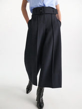 Load image into Gallery viewer, Dorothee Schumacher Women's EMOTIONAL ESSENCE Culottes in Punto Milano - Dark Navy
