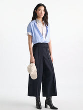 Load image into Gallery viewer, Dorothee Schumacher Women's EMOTIONAL ESSENCE Culottes in Punto Milano - Dark Navy