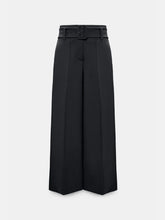 Load image into Gallery viewer, dorothee-schumacher-womens-emotional-essence-culottes-in-punto-milano-navy