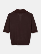 Load image into Gallery viewer, dorothee-schumacher-womens-merino-romance-pullover-in-dark-chocolate
