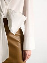 Load image into Gallery viewer, dorothee-schumacher-womens-poplin-power-blouse-in-pure-white