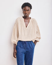 Load image into Gallery viewer, hartford-womens-cierra-womens-ochre-cotton-voile-shirt