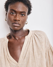 Load image into Gallery viewer, hartford-womens-cierra-womens-ochre-cotton-voile-shirt