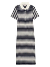Load image into Gallery viewer, ines-de-la-fressange-womens-romane-cotton-polo-dress