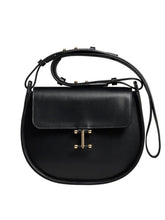 Load image into Gallery viewer, ines-de-la-fressange-womens-senda-black-leather-bag