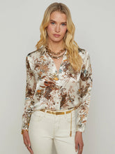 Load image into Gallery viewer, l-agence-womens-tyler-silk-blouse-ecru-multi-tapestry-jungle