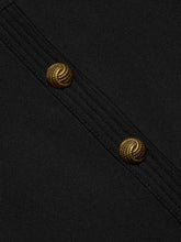 Load image into Gallery viewer, lagence-womens-patsy-cropped-cardigan-in-black-gold