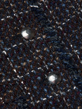 Load image into Gallery viewer, lagence-womens-zaya-tweed-jacket-in-midnight-brown-multi-tweed