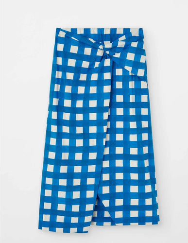 loreak-blue-and-white-check-skirt