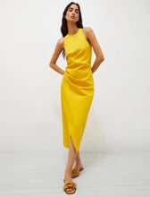 Load image into Gallery viewer, marella-envers-satin-dress-3221285202001-elegia-yellow