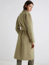Load image into Gallery viewer, marella-womens-ara-double-breasted-pure-wool-coat-sage