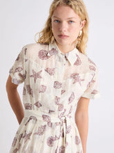 Load image into Gallery viewer, marella-womens-cotton-and-silk-voile-dress-wool-white