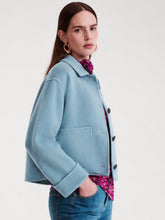 Load image into Gallery viewer, Marella Women's Double-Sided Wool and Viscose Jacket - BROWN - MLLTEMPIO