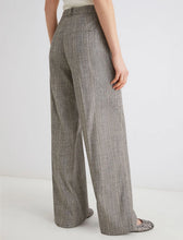 Load image into Gallery viewer, marella-womens-massimo-wide-leg-trousers-in-glen-plaid