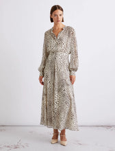 Load image into Gallery viewer, marella-womens-mllmastro-long-printed-georgette-shirt-dress-cream