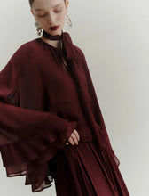 Load image into Gallery viewer, marella-womens-prisca-georgette-blouse-bordeaux