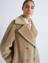 Load image into Gallery viewer, marella-womens-rosalia-double-breasted-coat-olive
