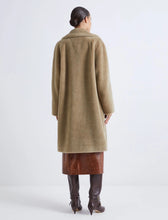 Load image into Gallery viewer, marella-womens-rosalia-double-breasted-coat-olive